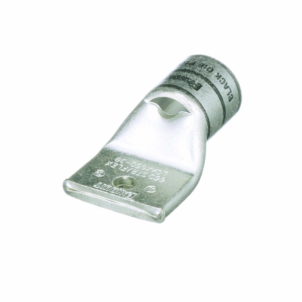 One-Hole Compression Lug, Standard Barrel, Copper, Black